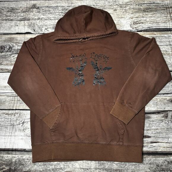ROMWE Other - ROMWE Angel Energy Hoodie Lightweight Brown Adult Size Large